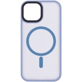 2E Чохол Basic для Apple iPhone 15, Soft Touch MagSafe Cover, Light Blue