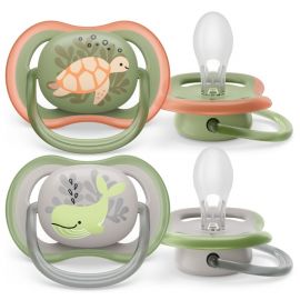 AVENT ПУСТУШКА ULTRA AIR 6-18МІС, ОРТОДОНТИЧНА, 2ШТ, ДЛЯ ХЛОПЧИКІВ