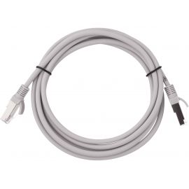 2E Патч-корд САТ 5e, FTP, 3м, 26AWG, RJ45, 7/0.16, Cu, LSZH, сірий