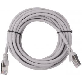 2E Патч-корд САТ 5e, FTP, 5м, 26AWG, RJ45, 7/0.16, Cu, LSZH, сірий