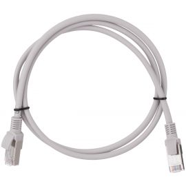 2E Патч-корд САТ 5e, FTP, 1м, 26AWG, RJ45, 7/0.16, Cu, LSZH, сірий