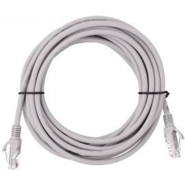 2E Патч-корд САТ 5e, UTP, 3м, 26AWG, RJ45, 7/0.16, Cu, LSZH, сірий