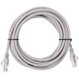 2E Патч-корд САТ 5e, UTP, 5м, 26AWG, RJ45, 7/0.16, Cu, LSZH, сірий