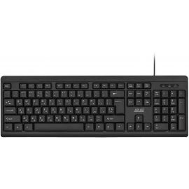2E Клавіатура мембранна KS108 104key, USB-A, EN/UK, чорний