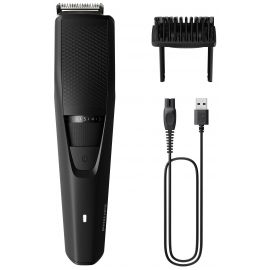 Philips Тример Series 3000, для бороди, вусів, голови та тіла, акум., насадок-1, сталь, чорний