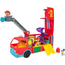 CoComelon Ігровий набір Feature Vehicle Deluxe Transforming Fire Truck Пожежна машина-трансформер з аксесуарами