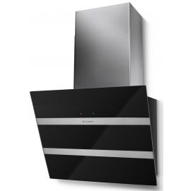 Faber Витяжка похила, 55см, 1219м3г, Steelmax Ev8 Led Bk A55, чеорний+нерж