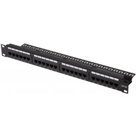 2E Патч-панель САТ 5e, UTP, 19", 1U, 24 порти, зібрана