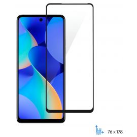 2E Захисне скло для TECNO Spark 10 Pro (KI7), 2.5D FCFG,(1 Pack),black border