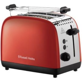 Russell Hobbs Тостер Colours Plus, 1600Вт, нержав., підігрів,разморозка, червоний