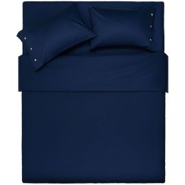 ARDESTO Простирадло Mix&Match, 240x260см, 100% бавовна, сатин, синій