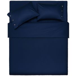 ARDESTO Простирадло на резинці Mix&Match, 180x200+30см, 100% бавовна, сатин, синій