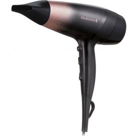 Remington Фен ROSE SHIMMER, 2200Вт, 3 режими, дифузор, іоніз-я, хол. обдув, чорно-рожевий