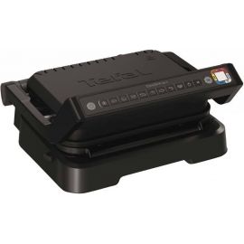 Tefal Гриль прижимний OptiGrill 2в1 Black, 2100Вт, темп. режимів-4, з`ємні пластини, метал, чорний