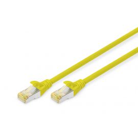 Digitus Патч-корд CAT 6a S-FTP, 1м, AWG 26/7, Cu, LSZH, жовтий