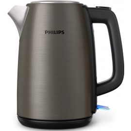Philips Електрочайник Viva Collection, 1.7л, Strix, метал, чорно-мідний