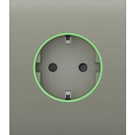 Ajax Центральна панель для вбудованої розетки CenterCover for Outlet smart, Jeweler, бездротова, olive