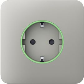 Ajax Передня панель для вбудованої розетки SoloCover for Outlet smart, Jeweler, бездротова, oyster