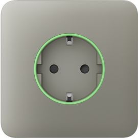Ajax Передня панель для вбудованої розетки SoloCover for Outlet smart, Jeweler, бездротова, olive