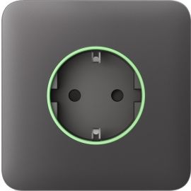 Ajax Передня панель для вбудованої розетки SoloCover for Outlet smart, Jeweler, бездротова, grey