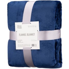 ARDESTO Плед Flannel, 200x220 см, 100% поліестер, синій
