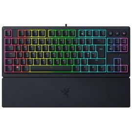 Razer Клавіатура механічна Ornata V3 TKL 84key, Mecha-Membrane Switch, USB-A, EN/UKR RGB, чорний