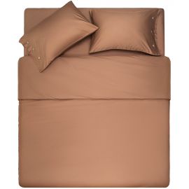 ARDESTO Підковдра Mix&Match, 200х220см, 100% бавовна, сатин, шоколад