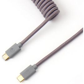Keychron Кабель Type-A/Type-C Coiled Cable Grey