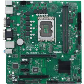 ASUS Материнcька плата PRO H610M-C D4-CSM s1700 H610 2xDDR4 M.2 HDMI D-Sub mATX