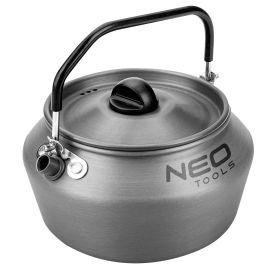 Neo Tools Чайник туристичний, 0.8л, анодований алюміній, складана ручка, сертифікат LFGB, чохол, 0.19кг