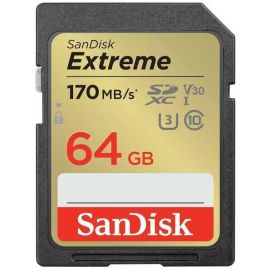 SanDisk Карта пам'яті SD 64GB C10 UHS-I U3 R170/W80MB/s Extreme V30