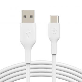 Belkin Кабель USB-A - USB-С, PVC, 1м White