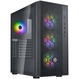 SilverStone Корпус FARA FAR1B-PRO-V2, без БЖ, 2xUSB3.0, 1xUSB2.0, 4x120mm ARGB fan, TG Side Panel, ATX, Black