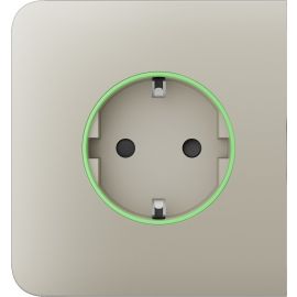 Ajax Бічна панель для вбудованої розетки SideCover for Outlet smart, Jeweler, бездротова, ivory