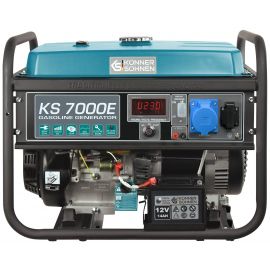 Könner & Söhnen Генератор бензиновий KS 7000E, 230В, 5.5кВт, електростартер, 76.2кг