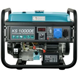 Könner & Söhnen Генератор бензиновий KS 10000E, 230В, 8кВт, електростартер, 85.5кг