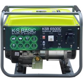 Könner & Söhnen Генератор бензиновий Basic  KSB 6500C, 230В, 5.5кВт, ручний запуск, 66.6кг