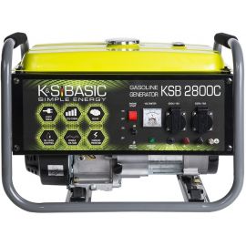 Könner & Söhnen Генератор бензиновий Basic KSB 2800C, 230В, 2.8кВт,ручний заупуск,36.6кг