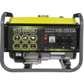 Könner & Söhnen Генератор бензиновый KSB 2800A, 230В, 2.8кВт, ручной запуск, 36.2кг