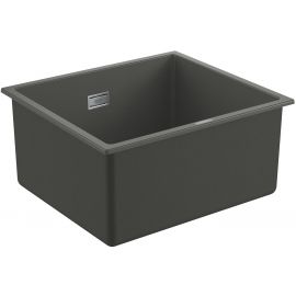 Grohe Мийка кухонна K700U, граніт, прямокут., без крила, 457x406x203мм, чаша - 1, врізна/під стільницю, сірий граніт