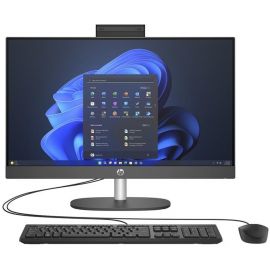 HP Комп'ютер персональний моноблок 240-G10 23.8" FHD IPS AG, Intel i5-1335U, 8GB, F512GB, UMA, WiFi, кл+м, 3р, DOS, чорний