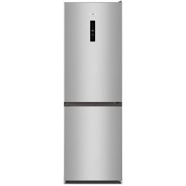 Gorenje Холодильник з нижн. мороз. камерою, 185х60х60см, 2 двері, 210(110)л, А++, NoFrost Plus, Зона св-ті, Зовн. Диспл, сірий