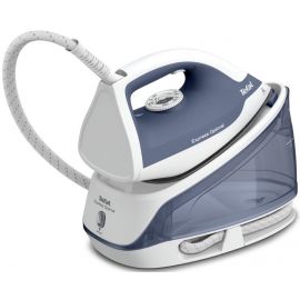 Tefal Праска-парогенератор Optimal, 2200Вт, 1200мл, паровий удар -190гр, постійна пара - 110гр, керам. підошва, біло-синій