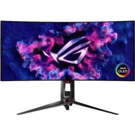 ASUS Монітор 33.9" ROG Swift PG34WCDM OLED, 3440x1440, 21:9, 240Hz, 0.03ms, DCI-P3 99%, CURVED, AdaptiveSync, HAS, HDR400