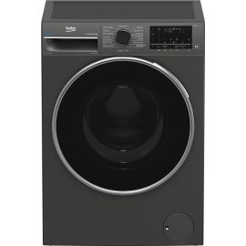 Beko Пральна машина фронтальна, 8кг, 1200, A+++, 56см, дисплей, пар, інвертор, графіт