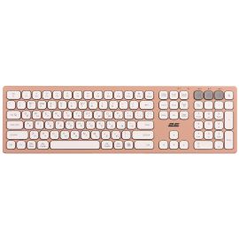 2E Клавіатура ножнична KS270 109key, WL/BT, EN/UK, рожево-білий