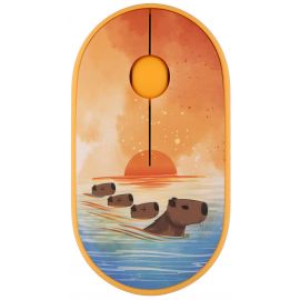 2E Миша MF300 CAPYBARA:SUNSET Silent WL BT, жовтий