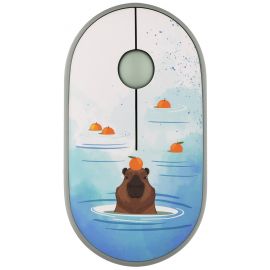 2E Миша MF300 CAPYBARA:TANGERINE Silent WL BT, зелений