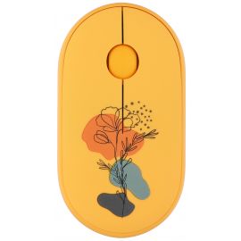 2E Миша MF300 FLORA:POPPY Silent WL BT, жовтий