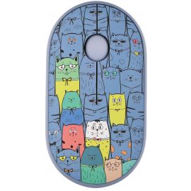 2E Миша MF300 PETS:CATS Silent WL BT, синій